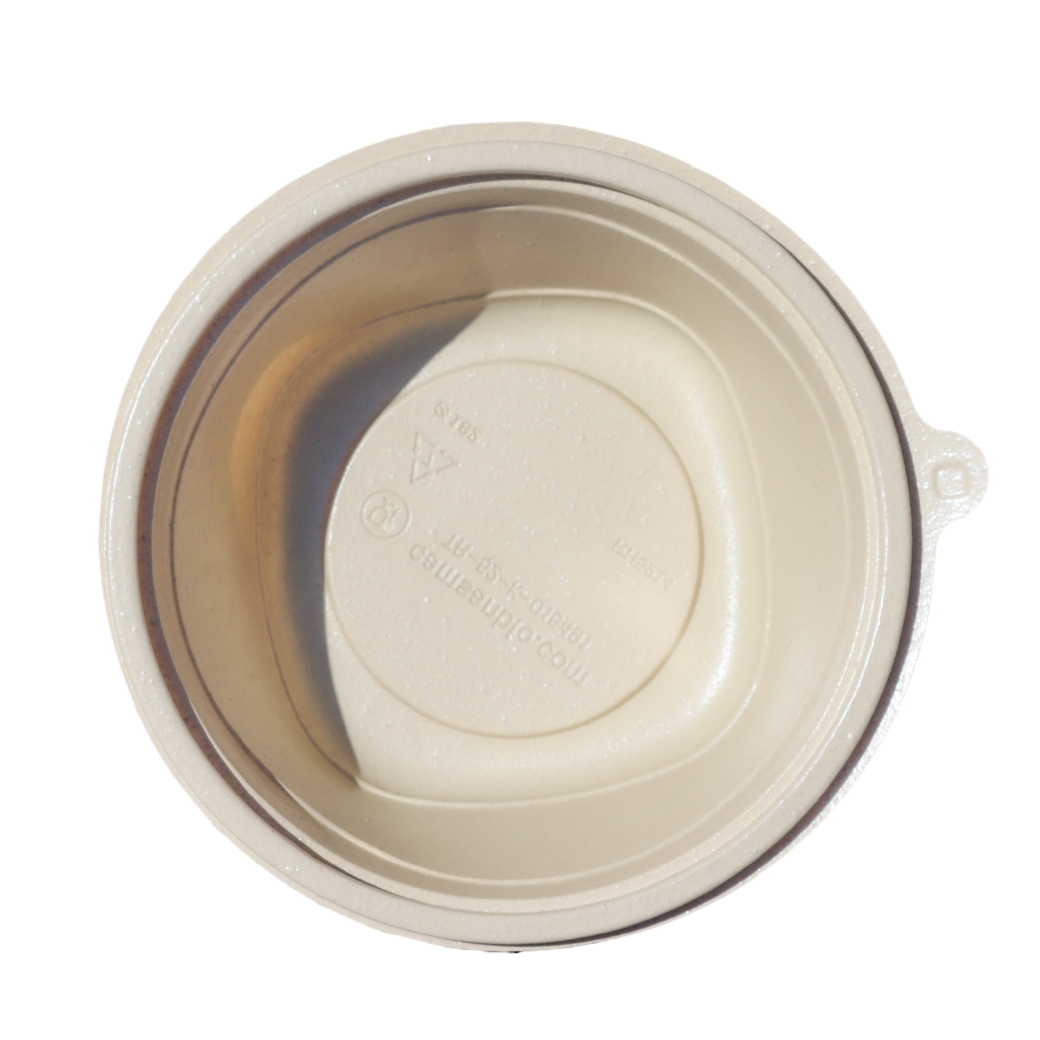 1100 cc Kapaklı Salata Kasesi - Kompostlanabilir Ürün